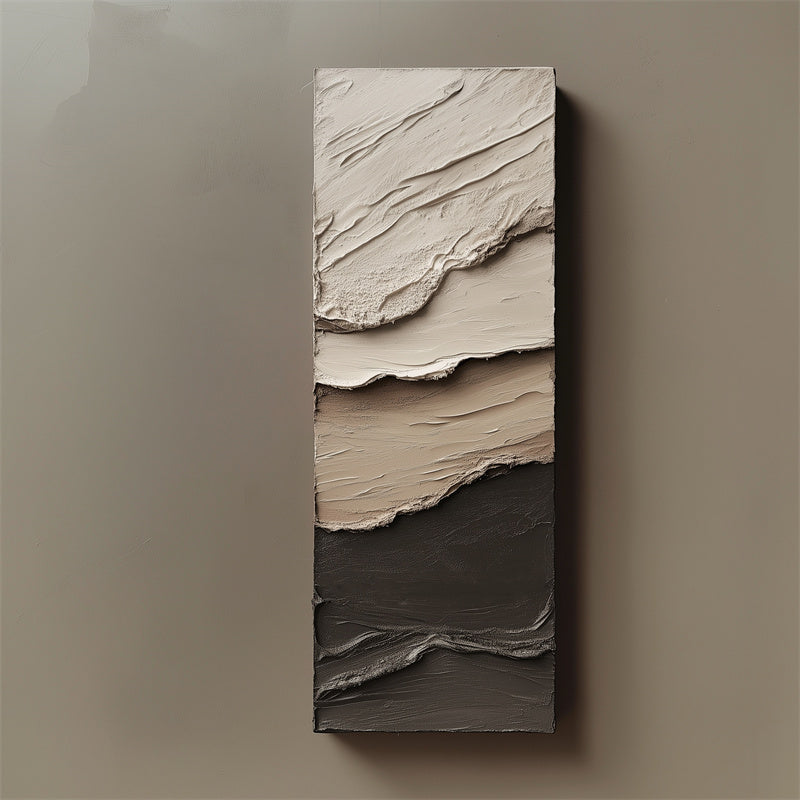 Harmony in Motion-Abstract Textured Oil Painting on Canvas for Modern Interiors