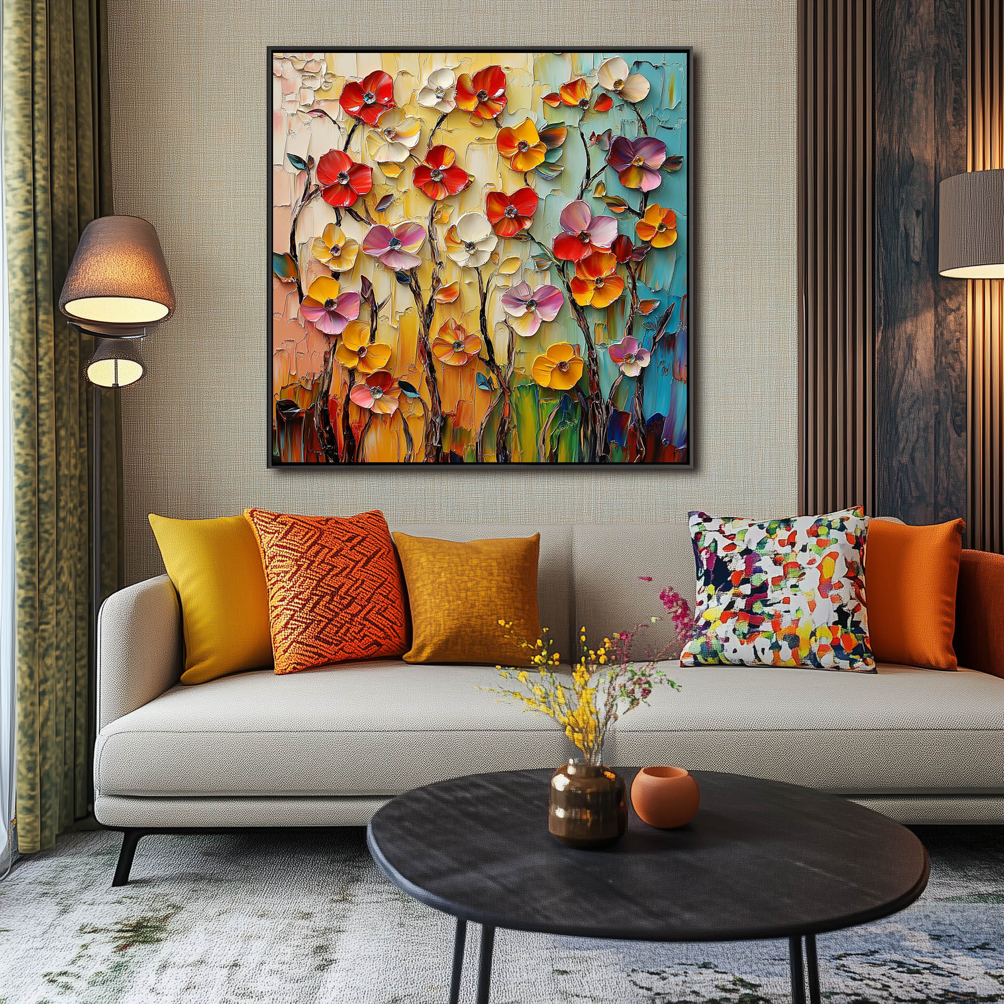 Vivid Garden: Floral Harmony