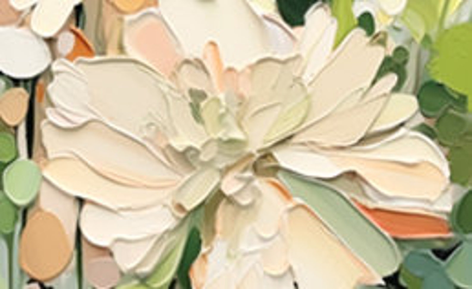 Enchanted Blooms Abstract Floral Canvas – Hand-Painted Vertical Wall Art for Living Room