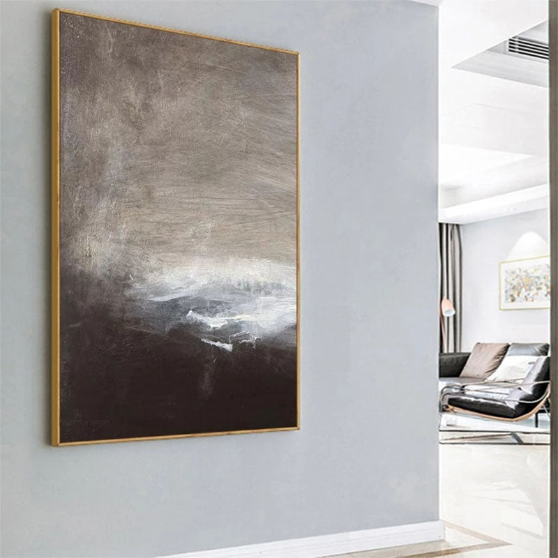 Dawn – Serene Abstract Painting in Soft Neutrals for Modern Interiors