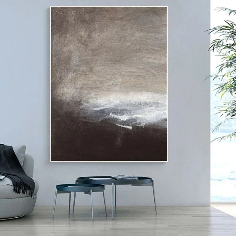 Dawn – Serene Abstract Painting in Soft Neutrals for Modern Interiors