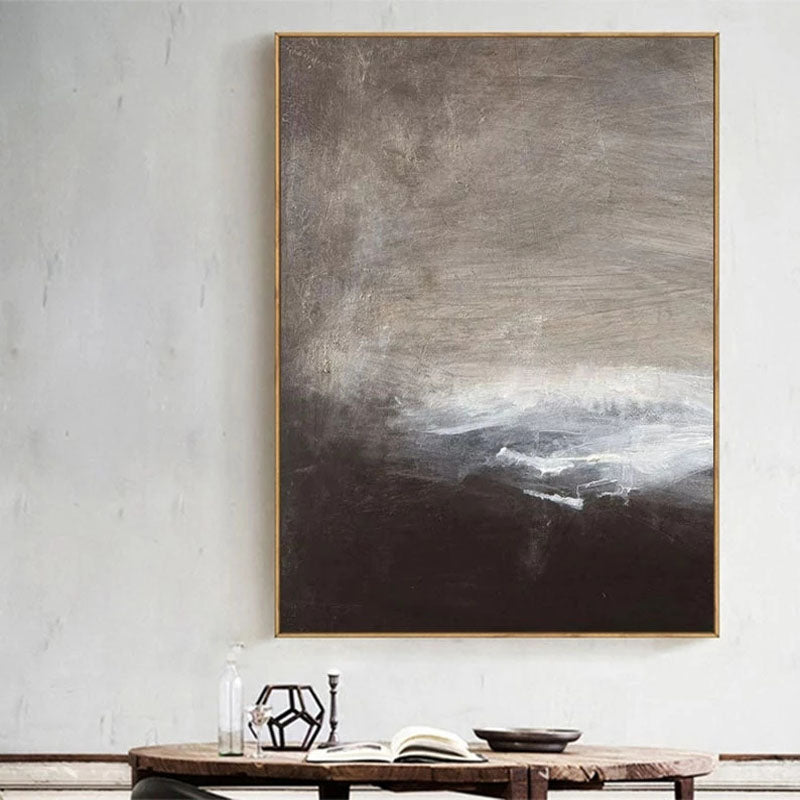 Dawn – Serene Abstract Painting in Soft Neutrals for Modern Interiors